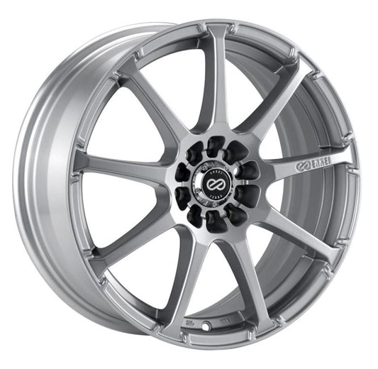 Enkei EDR9 17x7 Silver Alloy Wheel with Dual Bolt Pattern 5x100/114.3 - 45mm Offset