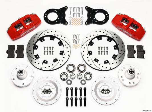 Wilwood Dynapro 6 Front Hub Kit with 12.19-inch Rotors for 1965-1969 Mustang and Classic Ford Models