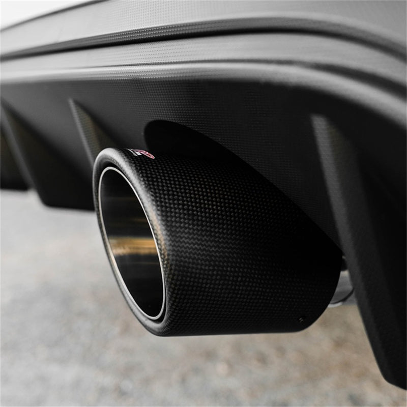 MBRP Universal Carbon Fiber Exhaust Tip 4.5 inch OD with 3 inch Inlet - Stylish Dual Wall Design