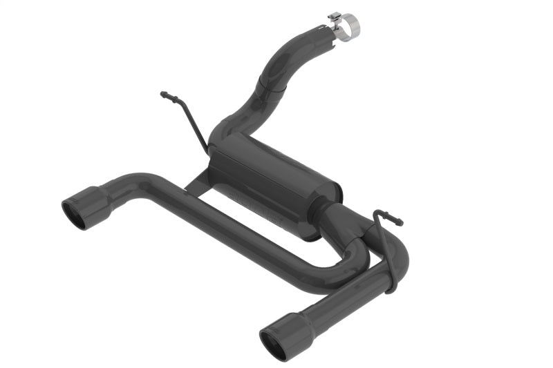 Borla ATAK SS Axle-Back Exhaust System for 2018-2026 Jeep Wrangler JL/JLU 3.6L V6 with Black Coating and 3.5-Inch Tips