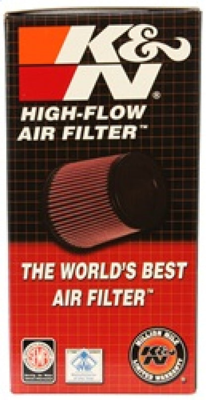 K&N Universal Rubber Air Filter for 1981-1982 Honda ATC250R - Round Straight with Angled Flange Part RU-1780