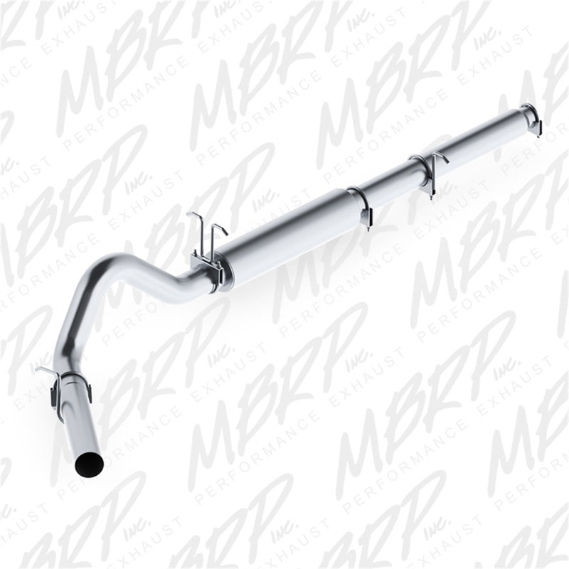 MBRP S5206P Armor Lite Series 4-Inch Single Side Exit Cat Back Exhaust System for Ford F-250/F-350 1999-2004