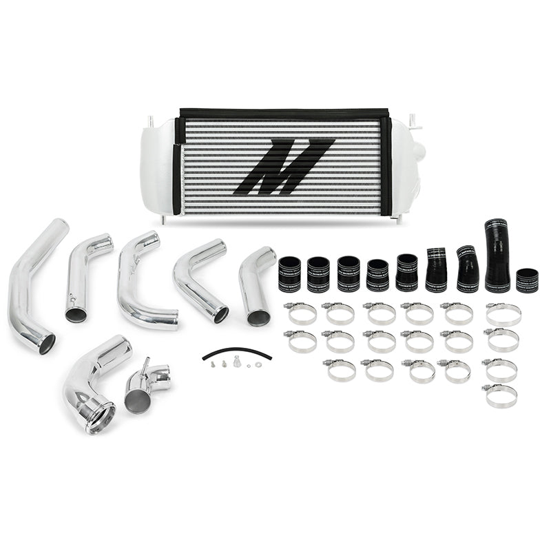 Mishimoto 15-16 Ford F-150 EcoBoost 3.5L Silver Performance Intercooler Kit with Polished Pipes