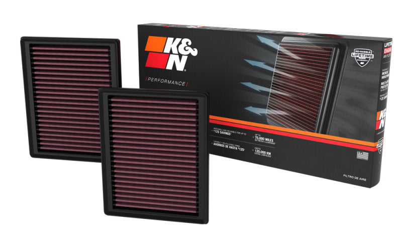 K&N Engineering 33-5135 High-Flow Replacement Air Filter for 2023-2024 Nissan Z 3.0L V6