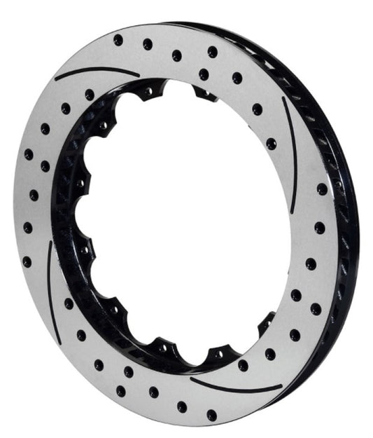 Wilwood SRP48 Drilled Performance Rotor Part Number 160-7799-BK for Enhanced Braking Response