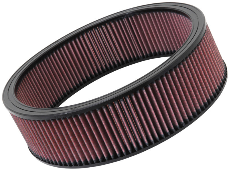 K&N Engineering Custom Round Air Filter 14 inch OD, 12 inch ID, 4 inch Height – High-Flow Reusable Air Filter for Enhanced Performance
