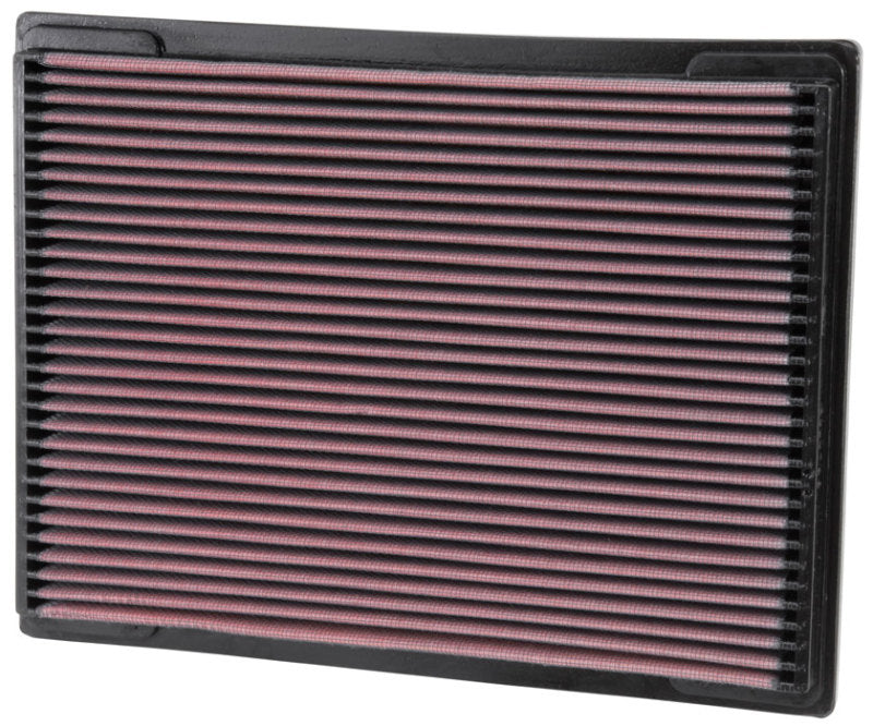 K&N Engineering 33-2703 High-Flow Drop-In Air Filter for Mercedes-Benz (1996-2003 Models)