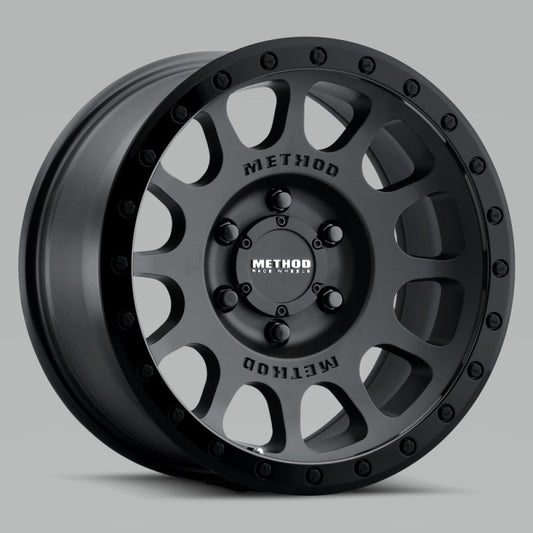 Method Wheels MR305 NV 17x8.5 Inch Black Aluminum Wheel with 5x5 Bolt Pattern and 94mm Hub Bore