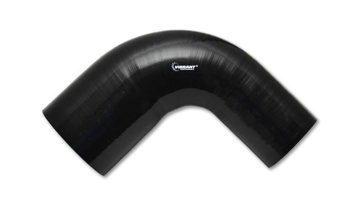 Vibrant 2780 4 Ply Reinforced Silicone 90 Degree Transition Elbow for Automotive Applications