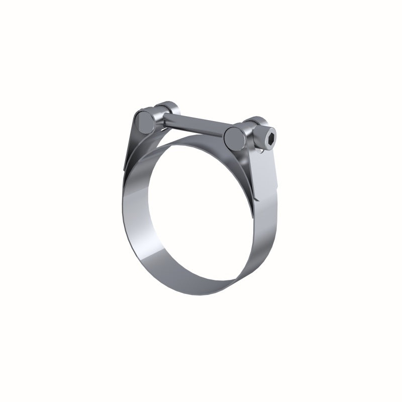 MBRP Universal 2.5 Inch Stainless Steel Barrel Band Clamp - Durable Automotive Pipe Grip