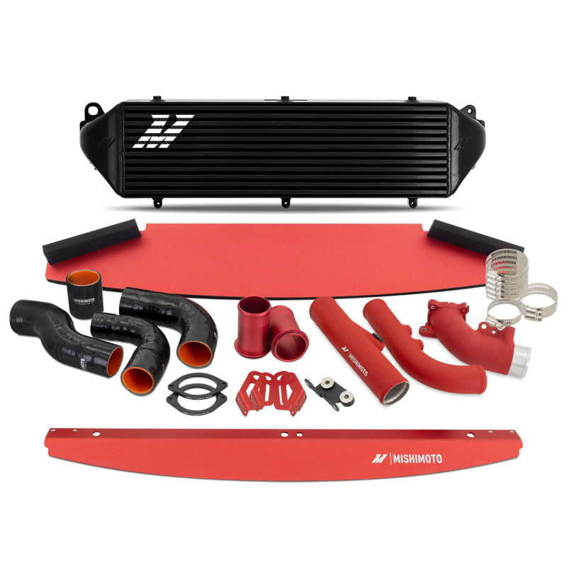 Mishimoto 2023+ Toyota GR Corolla Intercooler & Pipe Kit – Black Cooler with Red Piping