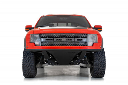 Addictive Desert Designs F01806NA0103 Pro V2 Front Bumper for Ford Raptor (2010-2014) – Frame Cut, Hammer Black with Satin Black Panels