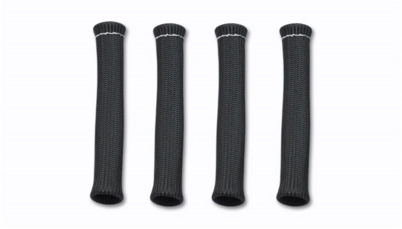 Vibrant 3/4 inch Diameter Spark Plug Boot Insulator - Black, Pack of 4