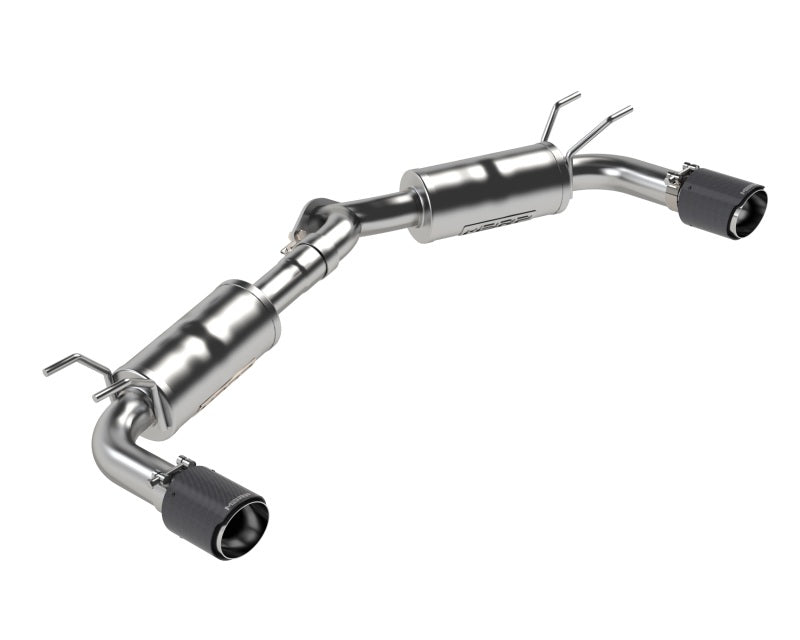 MBRP Armor BLK Series Axle Back Exhaust System for Mazda 3 2019-2022 with Carbon Fiber Tips – T304 Stainless Steel