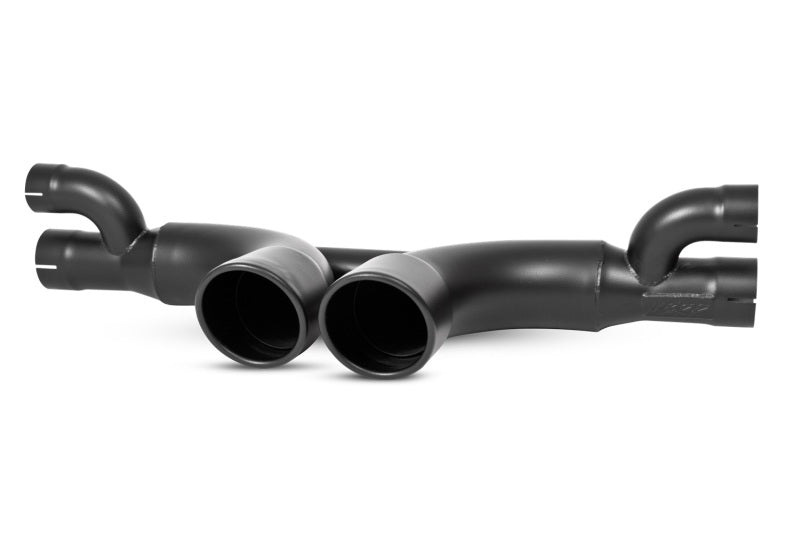 MBRP Armor BLK Series 14-19 Porsche 911 Center Muffler Bypass with 4-inch Tips – Black Coated