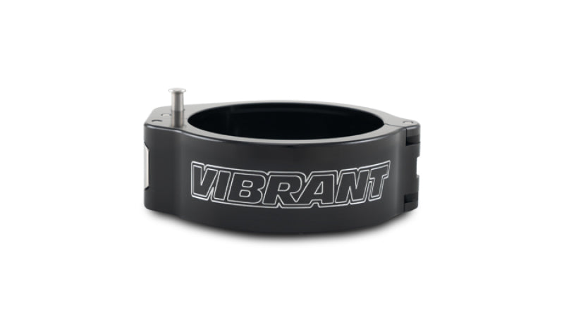 Vibrant 2.5-inch OD Aluminum HD Clamp with Pinless Safety Lock - Black Anodized, Part #32535