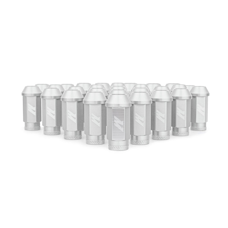 Mishimoto Aluminum Locking Lug Nuts M12x1.5 27-Piece Set for Ford Bronco - Silver