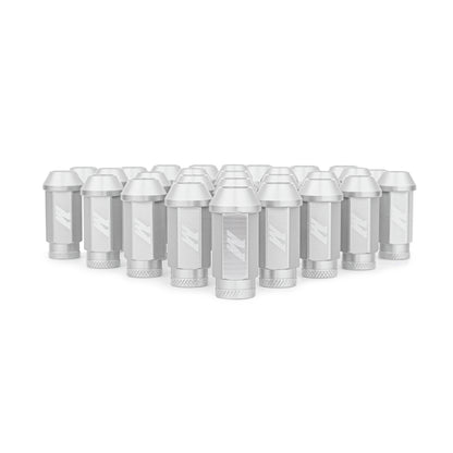 Mishimoto Aluminum Locking Lug Nuts M12x1.5 27-Piece Set for Ford Bronco - Silver