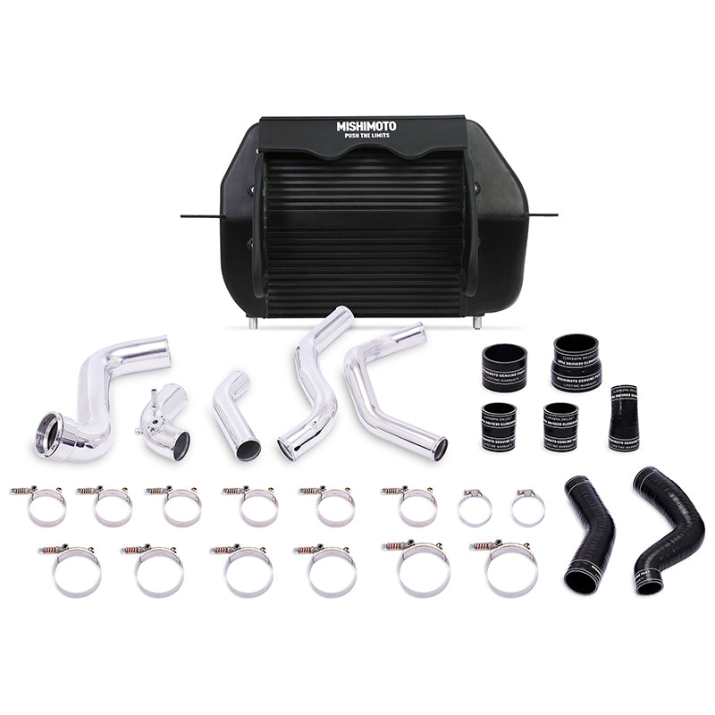 Mishimoto 2011-2014 Ford F-150 EcoBoost Black Intercooler with Polished Pipes – Performance Upgrade
