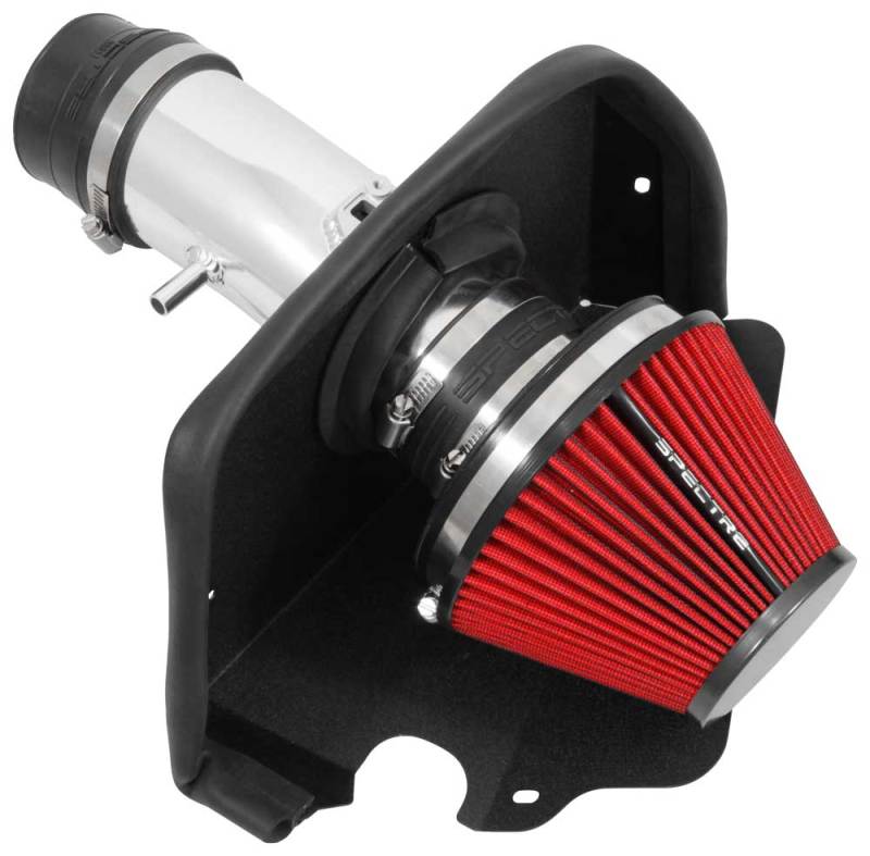 Spectre 9068 Air Intake Kit for Nissan Maxima V6-3.5L - Polished Aluminum with Red Filter