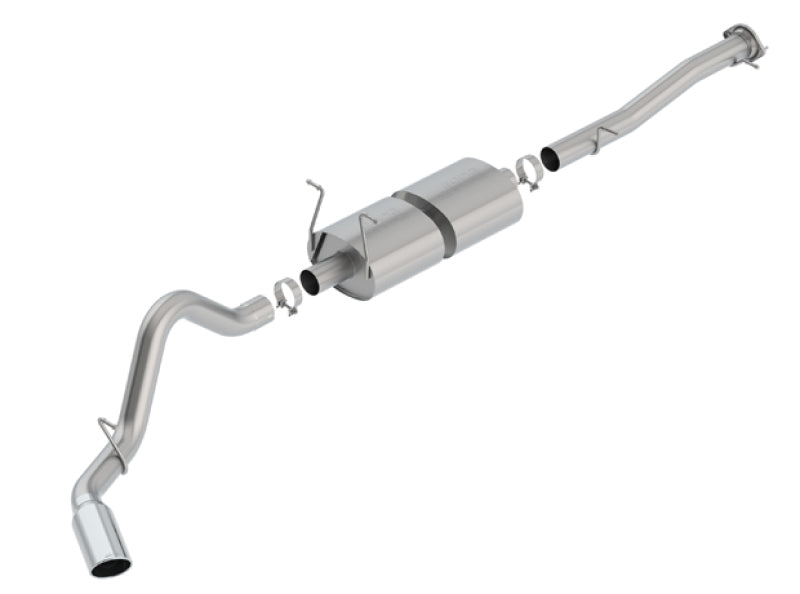 Borla S-Type Cat-Back Exhaust System for Chevrolet Silverado 2500 / GMC Sierra 2500, 2015-2019, 6.0L V8, Crew Cab, Standard Bed