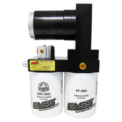 FASS Fuel Systems 98.5-04.5 Dodge Ram Cummins 100 GPH Titanium Fuel Air Separation System TS D08 100G