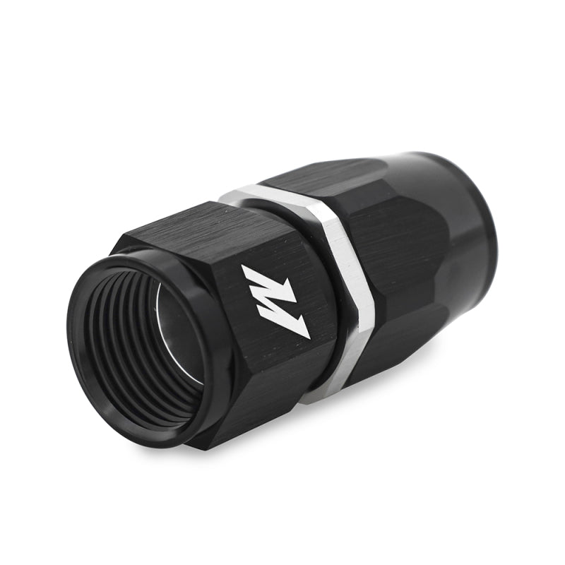 Mishimoto Aluminum -10AN Straight Fitting - Black for Automotive Fluid and Air Lines