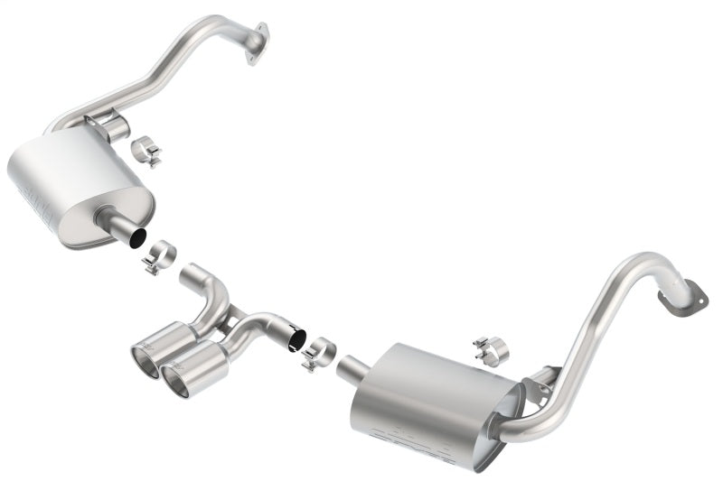 Borla 14-15 Porsche Cayman/Boxster (981) RWD 2-Door Dual Center Rear Exit Catback Exhaust System