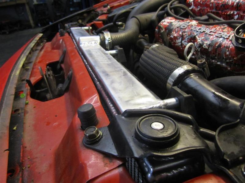 Mishimoto 91-99 Mitsubishi 3000GT Turbo Manual Aluminum Radiator - Efficient Engine Cooling