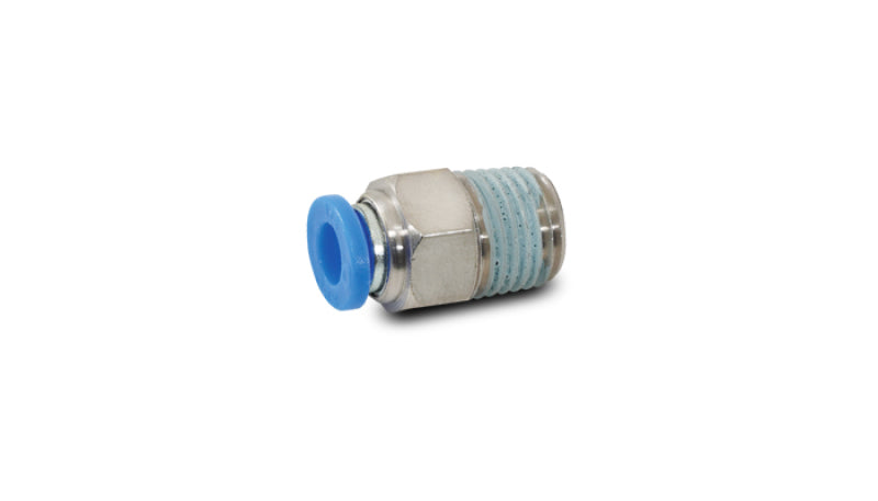 Vibrant Male Straight Pneumatic Vacuum Fitting 1/8 in. NPT Thread for 3/8 in. OD Tubing