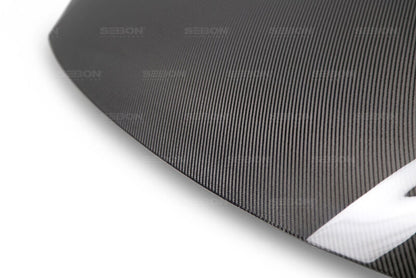 Seibon OEM Style Carbon Fiber Hood for 2016-2017 Honda Civic Coupe Sedan Hatchback