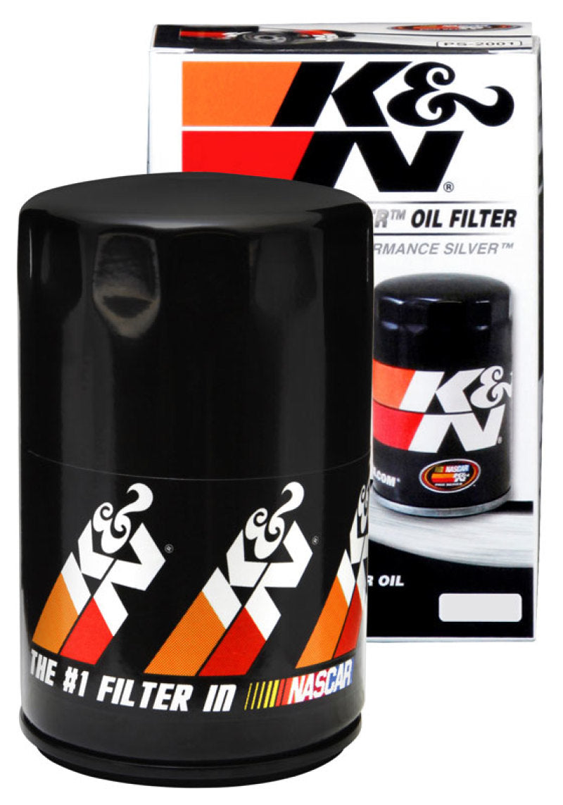 K&N Engineering Part PS-2005 Silver Oil Filter for Mercedes-Benz and More