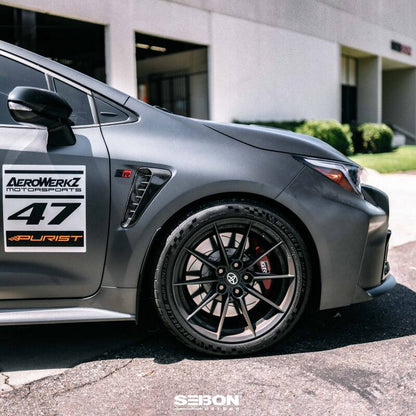 Seibon Carbon Fiber Fender Vents for 2023 Toyota GR Corolla - Lightweight Performance Upgrade
