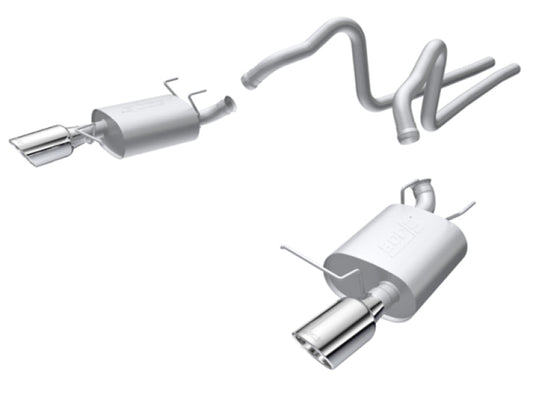 Borla S-Type Cat-Back Exhaust System for 2011-2014 Ford Mustang 3.7L V6