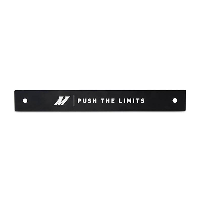 Mishimoto MMLP-UNI-BK License Plate Delete – Anodized Black Aluminum Cover with Logo Options