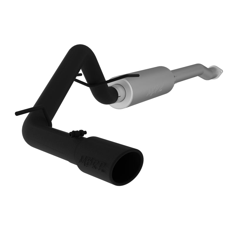 MBRP Armor BLK Series 2016-2017 Toyota Tacoma 3.5L Cat Back Single Side Exit Black Exhaust System