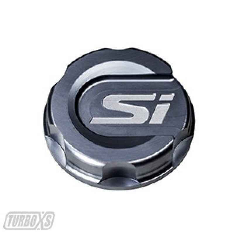 Turbo XS Gunmetal Grey Oil Cap for 2017 Honda Civic SI and More