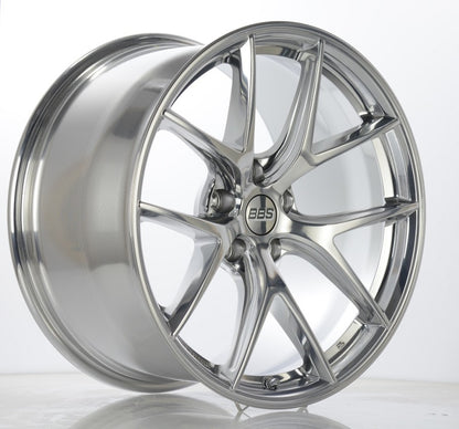 BBS CI-R 19x9 Inch 5x120 Bolt Pattern Polished Wheel with ET44 Offset and 82mm Hub Bore
