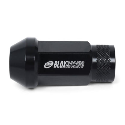 BLOX Racing Street Series Forged Lug Nuts - Black 12 x 1.5mm - Set of 20