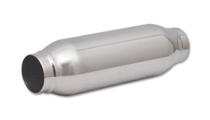 Vibrant SS Resonator Standard Design 2.25-inch Inlet/Outlet, 12-inch Length