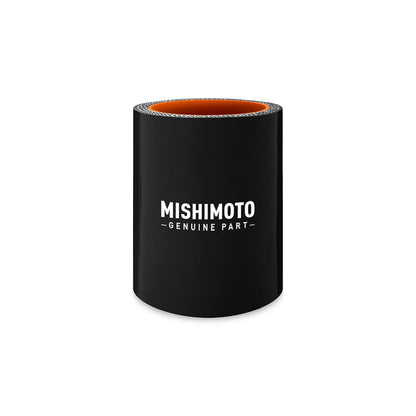 Mishimoto 2.75-inch Black Silicone Straight Coupler - Durable Leak-Resistant Hose Connection