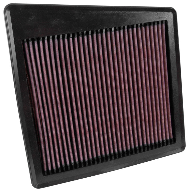 K&N Engineering 33-5058 High-Flow Reusable Air Filter for Nissan Titan XD V8-5.6L (2016-2017)