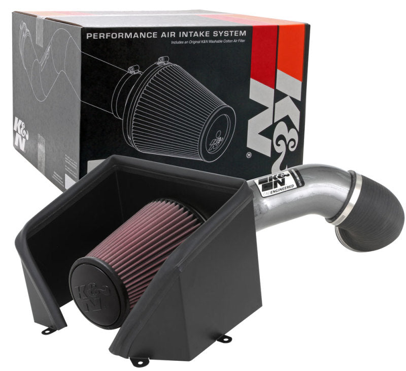 K&N Engineering 77-3103KC Performance Cold Air Intake System for Chevy and GMC 2500/3500 HD with 6.6L V8