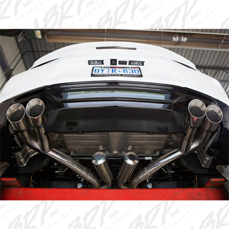 MBRP Armor Plus Series Cat Back Exhaust System for Chevrolet Camaro V8 6.2L, Race Version with 3-inch T409 Stainless Steel and Dual 4.5-inch Tips