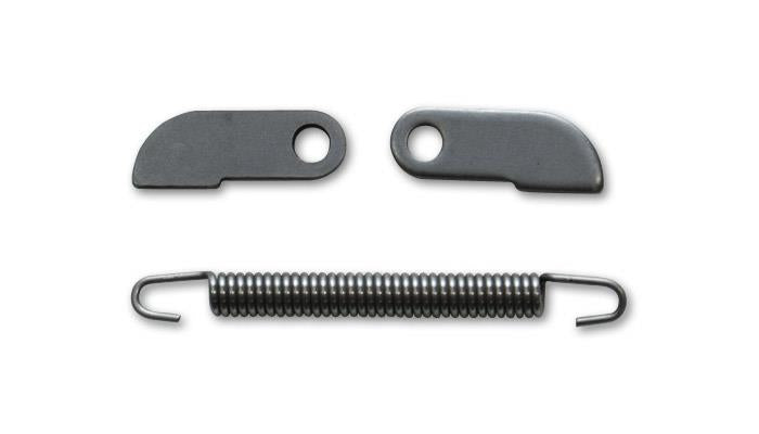 Vibrant Weld-on Collector Tab Kit with Stainless Steel Tabs and Spring for Custom Exhaust Headers
