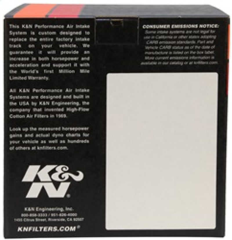 K&N Engineering 57-1500-1 Performance Intake Kit for Mitsubishi 3000GT and Dodge Stealth V6-3.0L