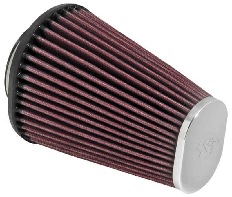 K&N Engineering Universal Clamp-On Air Filter Part RC-3680 – 2 7/16-inch Flange, 4 1/2 x 3 3/4-inch Base, 3 x 2-inch Top, 6-inch Height