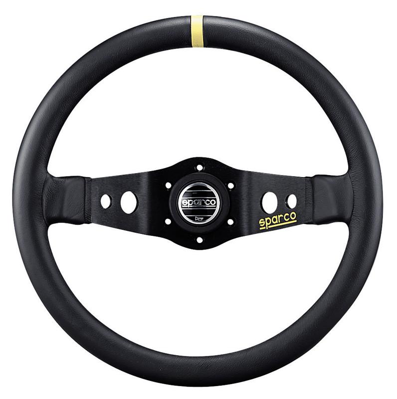 Sparco 215 Suede Black Steering Wheel - Part Number 015R215CSN