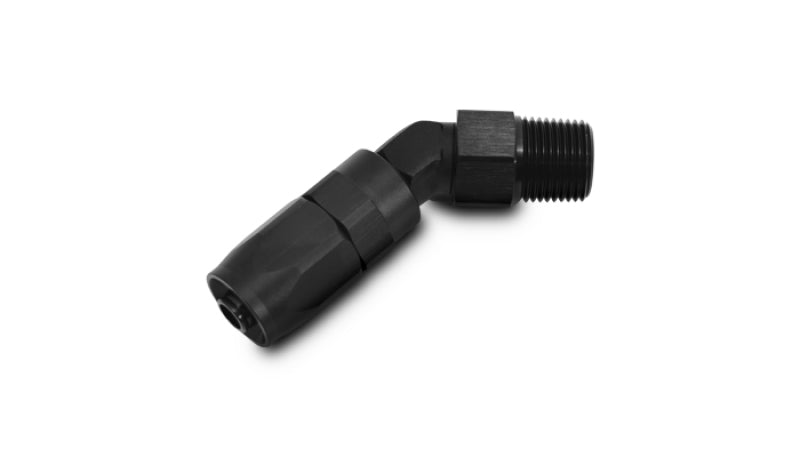 Vibrant Performance -10AN Male NPT 45-Degree Hose End Fitting - 1/2 NPT