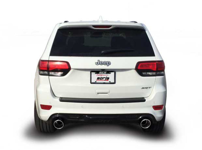 Borla S-Type Dual Round Rolled Exit Cat-Back Exhaust System for 2015-2021 Jeep Grand Cherokee SRT 6.4L V8